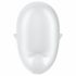 Satisfyer Cutie Ghost - επαναφορτιζόμενος κλειτοριδικός διεγέρτης κύματος αέρα (λευκός) 