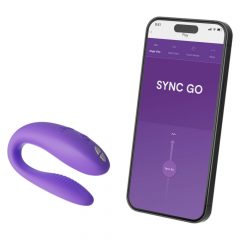   We-Vibe Sync Go - έξυπνος, επαναφορτιζόμενος δονητής για ζευγάρια (μωβ)