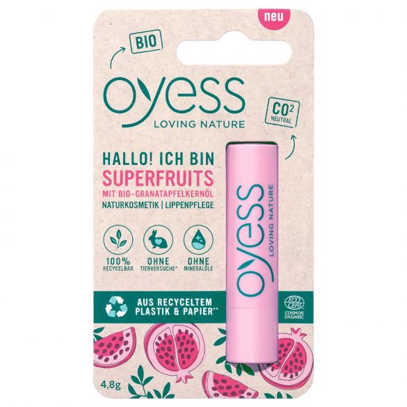 Oyess BIO - φρουτώδες lip balm