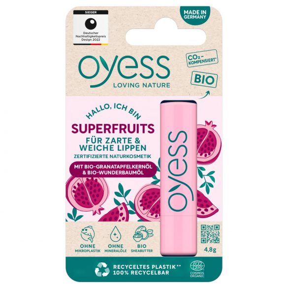 Oyess BIO - υπερφρουτώδες lip balm