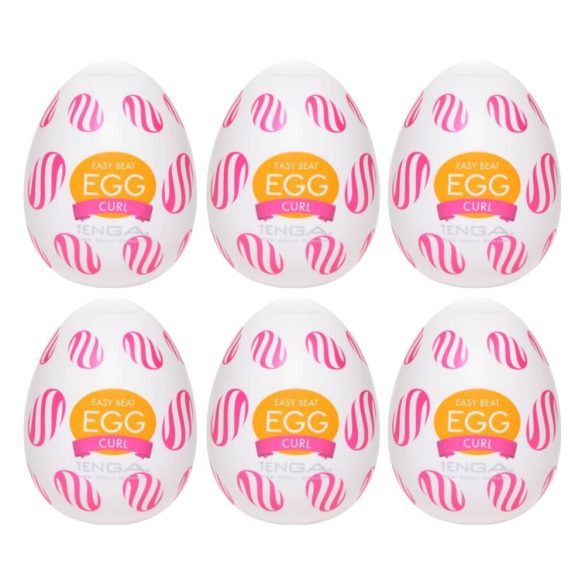 ΤΕΝGA Αυγό Curl - αυνανιστικά αυγά (6 τεμάχια)