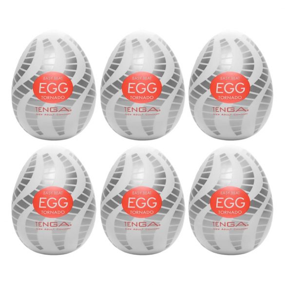 TENGA Egg Tornado - αυνανιστικό αυγό (6τεμ) 