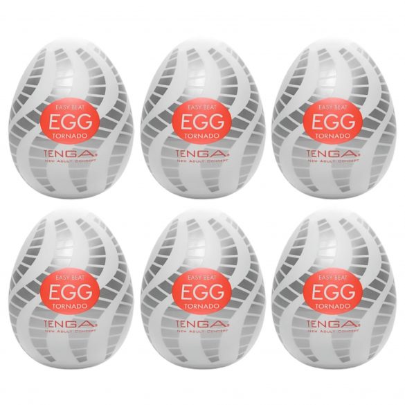 TENGA Egg Tornado - αυγό αυνανισμού (6 τεμάχια)