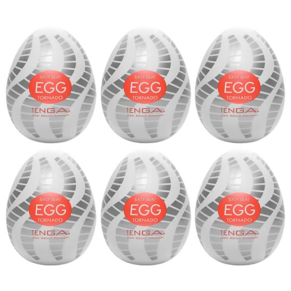 TENGA Egg Tornado - αυγό αυνανισμού (6 τεμάχια)