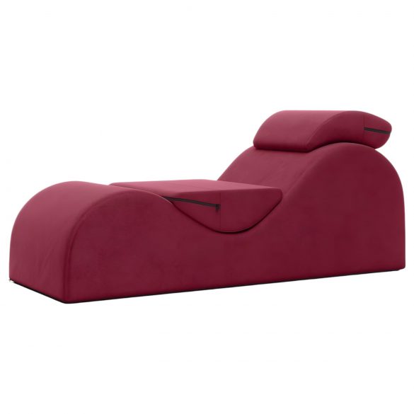 Liberator Esse Lounger: ευέλικτος καναπές 3 σε 1 (κόκκινος)