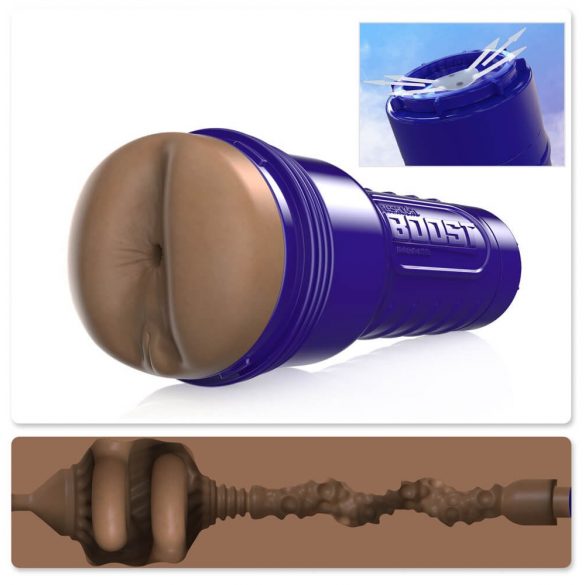 Fleshlight Boost Blast - Ρεαλιστικός Πρωκτικός Μαστιγωτής (καφέ) 