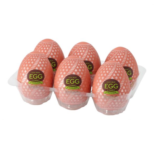 TENGA Egg Combo Stronger - αυγό μαλακίας (6τεμ.) 