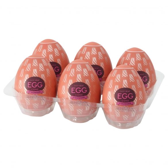 TENGA Egg Cone Stronger - αυγό αυνανισμού (6 τεμ.)