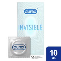   Durex Αόρατο Εξαιρετικά Ευαίσθητο - λεπτό προφυλακτικό (10τεμ)