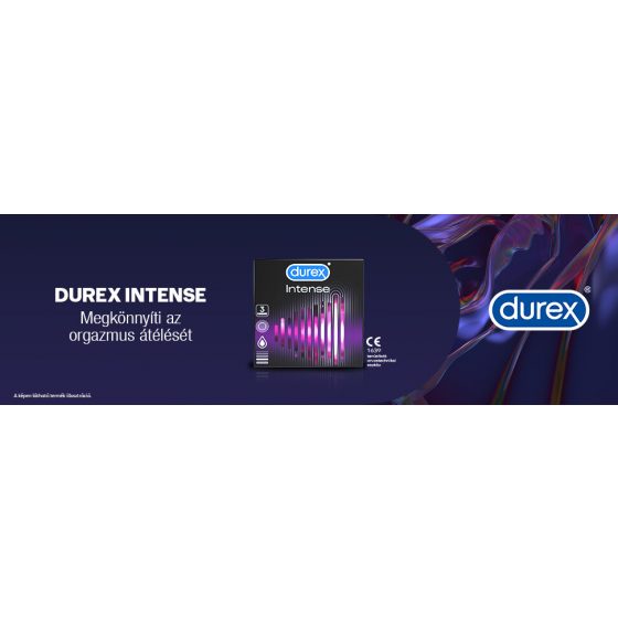 Durex Intense - ραβδωτά και κουκκιδωτά προφυλακτικά (3 τεμ)
