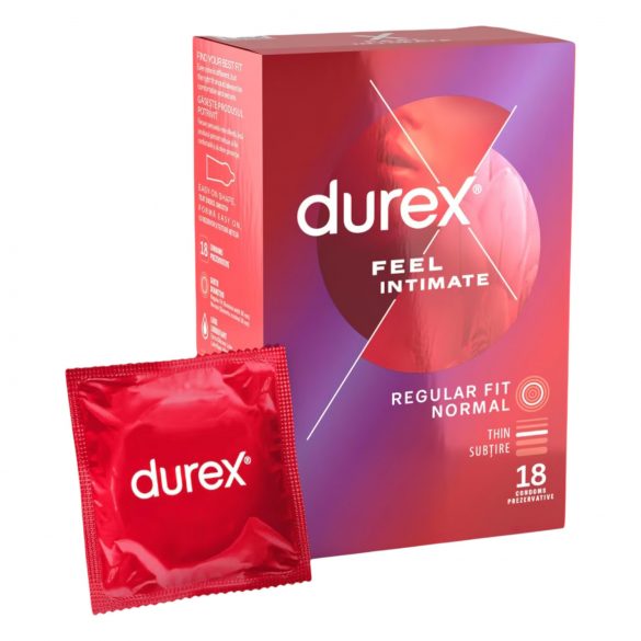 Durex Feel Intimate - λεπτό προφυλακτικό (18 τεμ)