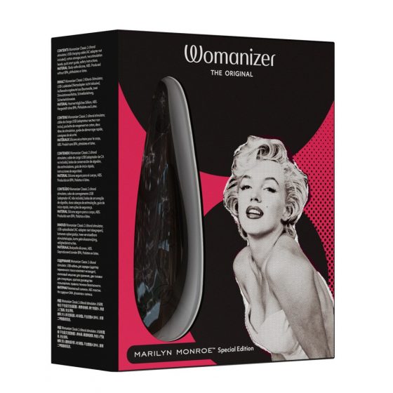 Γυναικολογικός Διεγέρτης Marilyn Monroe - Επαναφορτιζόμενος Διεγέρτης Κλειτορίδας με Κύματα Αέρα (μαύρο)