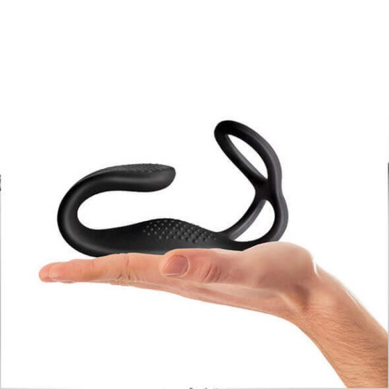 Rocks-Off - επαναφορτιζόμενος, ασύρματος πρωκτικός δονητής με δακτύλιο πέους (μαύρος)