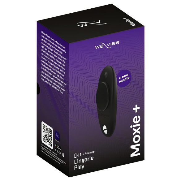 We-Vibe Moxie+ - ασύρματος, έξυπνος κλειτοριδικός δονητής (μαύρο)