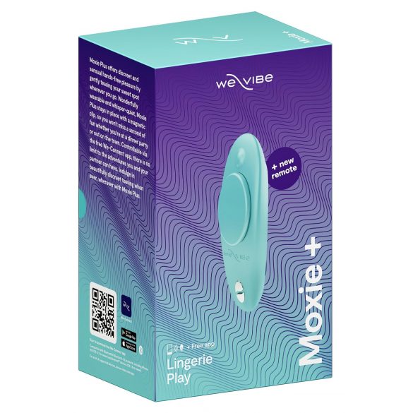 We-Vibe Moxie+ - ασύρματος, έξυπνος δονητής κλειτορίδας (τυρκουάζ) 