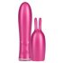 Durex Πειράξτε & Δονηθείτε - επαναφορτιζόμενος δονητής ράβδου με εξάρτημα διέγερσης κλειτορίδας λαγουδάκι (ροζ)