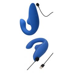   Womanizer Blend - Flexible G-spot Vibrator and Clitoral Stimulator (Blue)