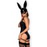 Obsessive OB7008 Sexy Bunny - κοστούμι λαγουδάκι (μαύρο)  - L/XL