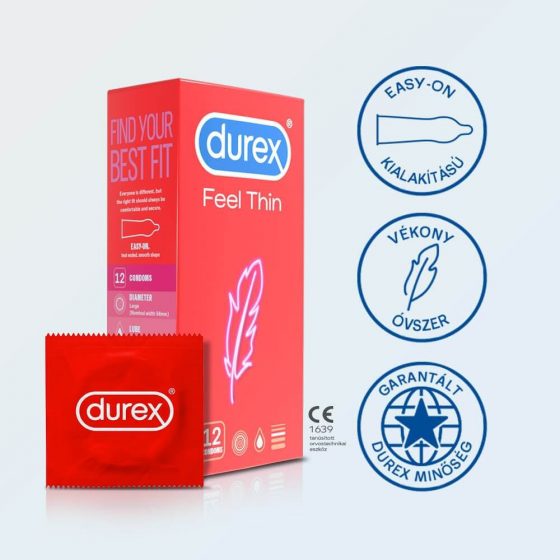 Durex Αληθινή Αίσθηση - εξαιρετικά λεπτά προφυλακτικά πακέτο (3 x 12τμχ)