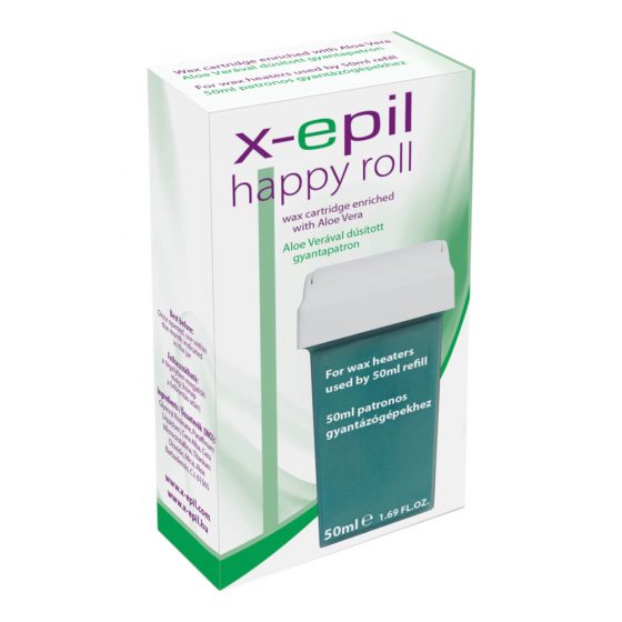 X-Epil Χαρούμενη Ρολλ - Κερί 50ml με Αλόη Βέρα