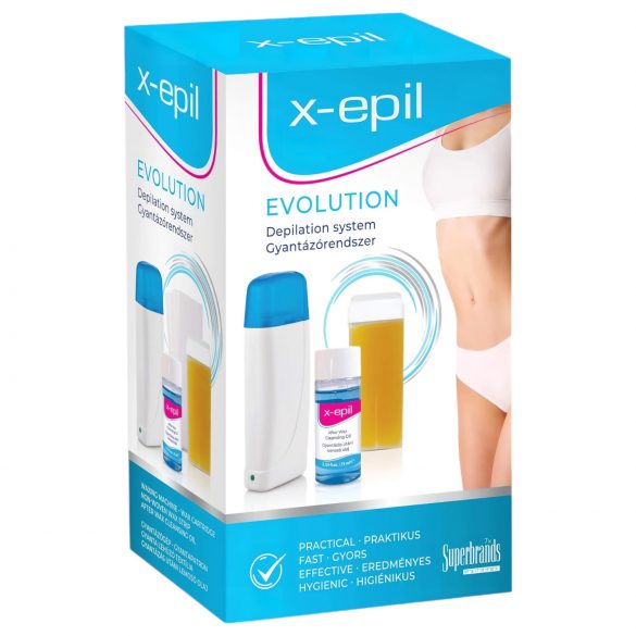 X-Epil Evolution - σετ αποτρίχωσης με κερί 