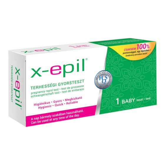 X-Epil - γρήγορη τεστ εγκυμοσύνης ταινία (1τμχ)