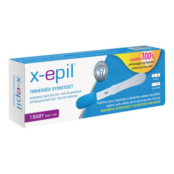 X-Epil - αποκλειστική γρήγορη δοκιμή εγκυμοσύνης πένας (1 τεμάχιο)