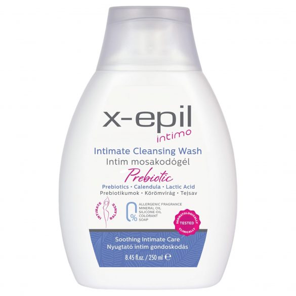 X-Epil Intimo Prebiotic - τζελ καθαρισμού ευαίσθητης περιοχής (250ml) 