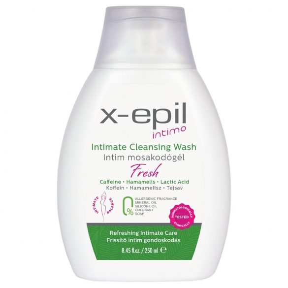 X-Epil Intimo Fresh - τζελ καθαρισμού για την ευαίσθητη περιοχή (250ml) 