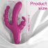 Sex HD Joker - Rechargeable, Waterproof Triple-Arm Vibrator (Purple) 