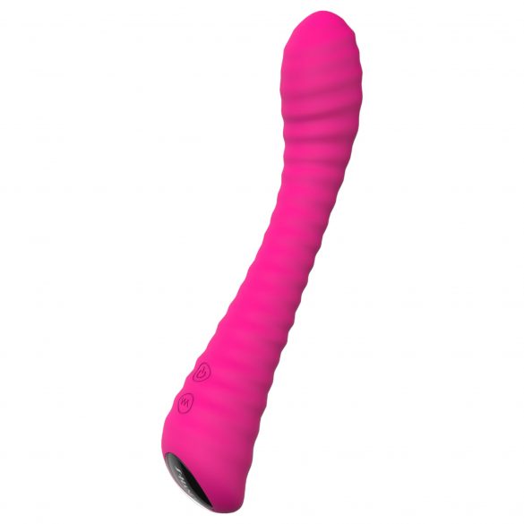 Sunshine HD - Rechargeable Ribbed G-Spot Vibrator (Pink) 