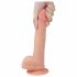 Lovetoy Nature Cock - ρεαλιστικό δονητής με βεντούζα - 21cm (φυσικό) 