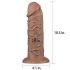 Lovetoy Chubby - ρεαλιστικό dildo με βάση αναρρόφησης - 25cm (φυσικό) 