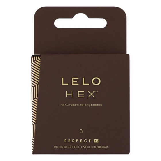 LELO Hex Respect XL - πολυτελές προφυλακτικό (3 τεμ)