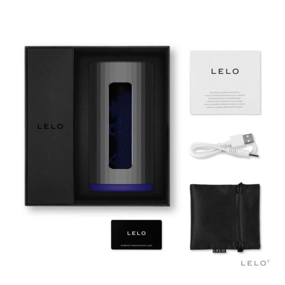 LELO F1s V2 - διαδραστικός αυνανιστής (μαύρο-μπλε)