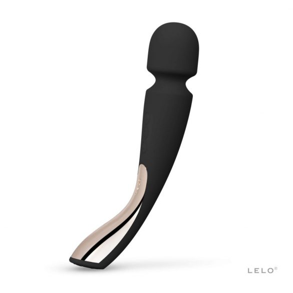 LELO Smart Wand 2 - μεσαίο - επαναφορτιζόμενο δονητικό μασάζ (μαύρο) 