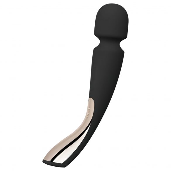 LELO Smart Wand 2 - μεσαίο - επαναφορτιζόμενο δονητικό μασάζ (μαύρο) 