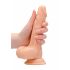 RealRock Dong 7 - Φυσικό dildo με όρχεις (17cm)