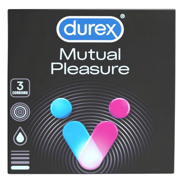 Durex Mutual Pleasure - προφυλακτικά (3 τεμάχια)