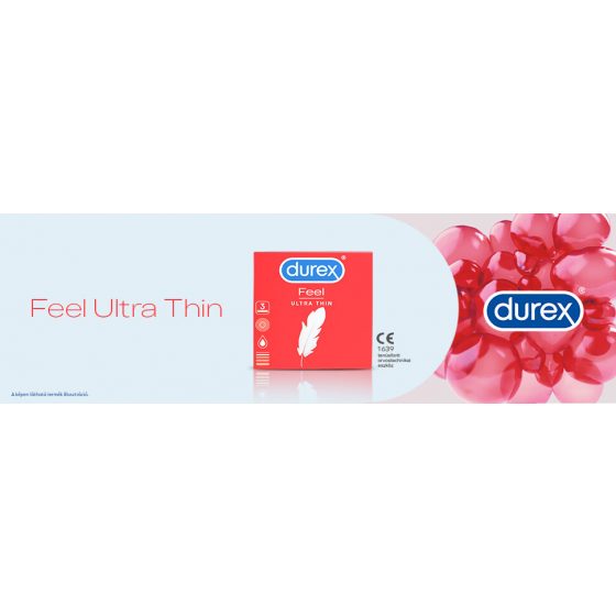 Durex Αίσθηση Υπέρ Λεπτό - υπέρ ρεαλιστικό προφυλακτικό (3 τεμ)