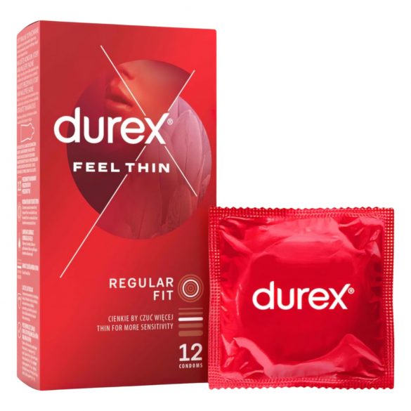 Durex Feel Thin - Αληθινή αίσθηση προφυλακτικά (12τεμ)