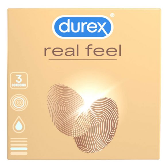 Ντουρέξ Real Feel - χωρίς λατέξ προφυλακτικά (3 τεμ.)