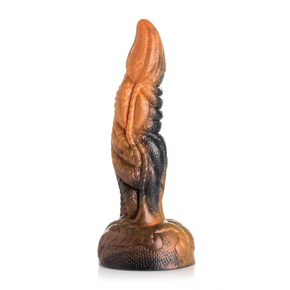 Cock Τέρας Ravager - ανάγλυφο σιλικόνης dildo - 20cm (πορτοκαλί)  