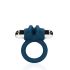 Loveline - Επαναφορτιζόμενο Δαχτυλίδι Πέους με Δόνηση και Κλειτοριδικό Ερεθιστή Κουνελιού (Μπλε)