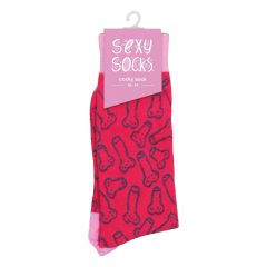   S-Line Sexy Κάλτσες - βαμβακερές κάλτσες - με μοτίβο πέους