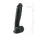 Μεγάλο μαύρο dildo με βεντούζα 26.5cm