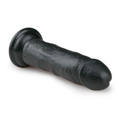   Easytoys - ρεαλιστικό δονητή με βεντούζα (15,5cm) - μαύρο