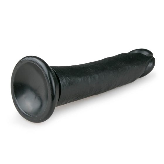 Easytoys - ρεαλιστικό δονητής με βεντούζα (20,5cm) - μαύρο