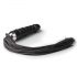 Easytoys Flogger - μαστίγιο και σιλικόνη δονητής σε ένα (μαύρο) 