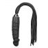 Easytoys Flogger - μαστίγιο και σιλικόνη δονητής σε ένα (μαύρο) 